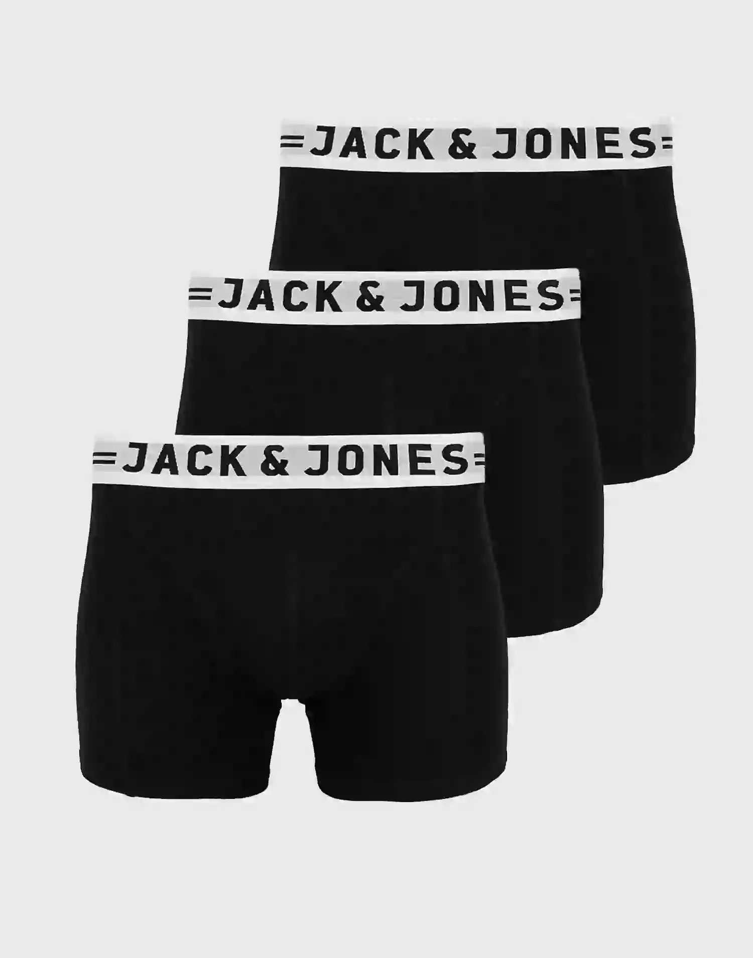 Jack & Jones Sense Trunks 3-Pack Noos Underbukser Sort