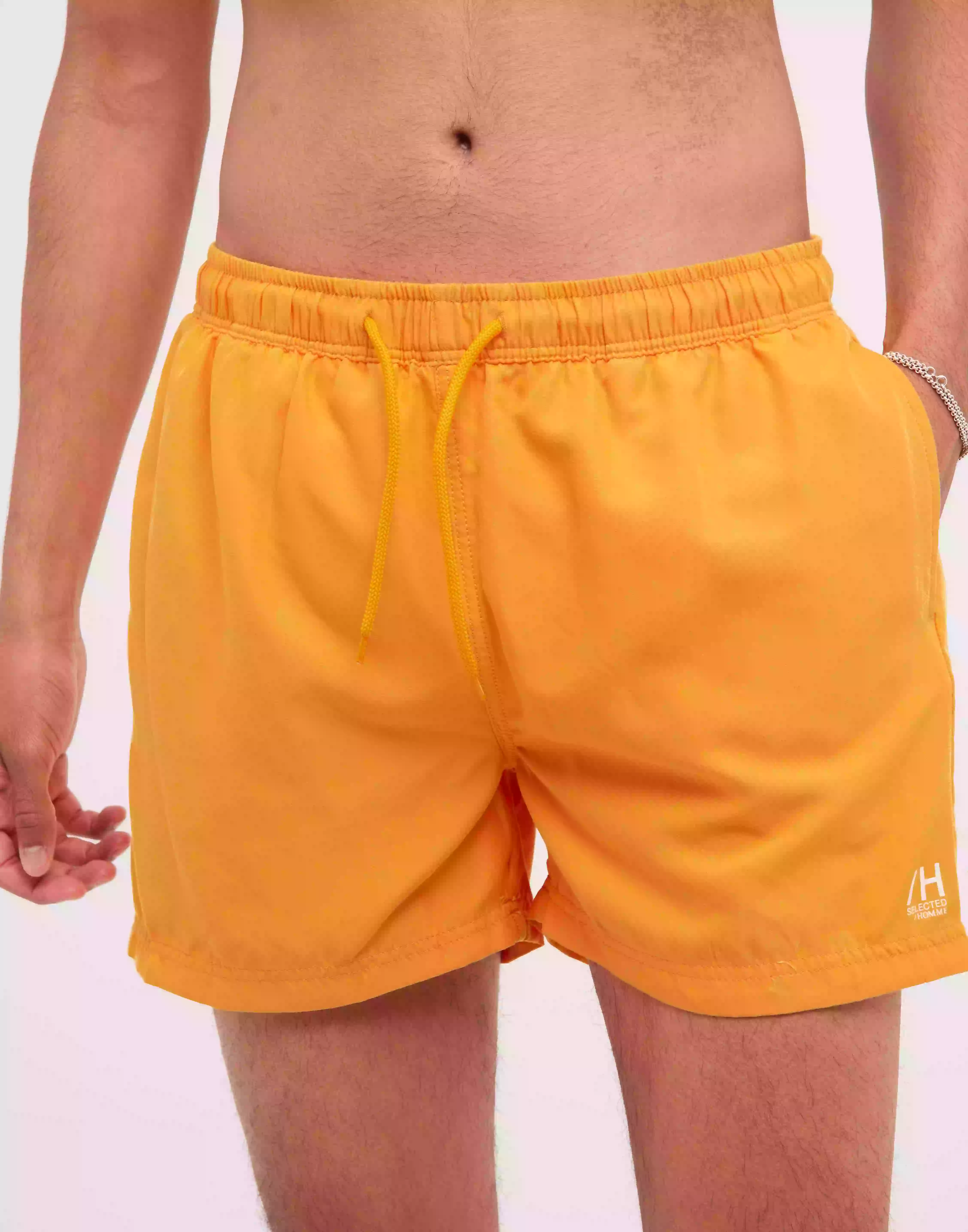 Selected Homme Slhclassic Colour Swim Shorts W Badeshorts Apricot