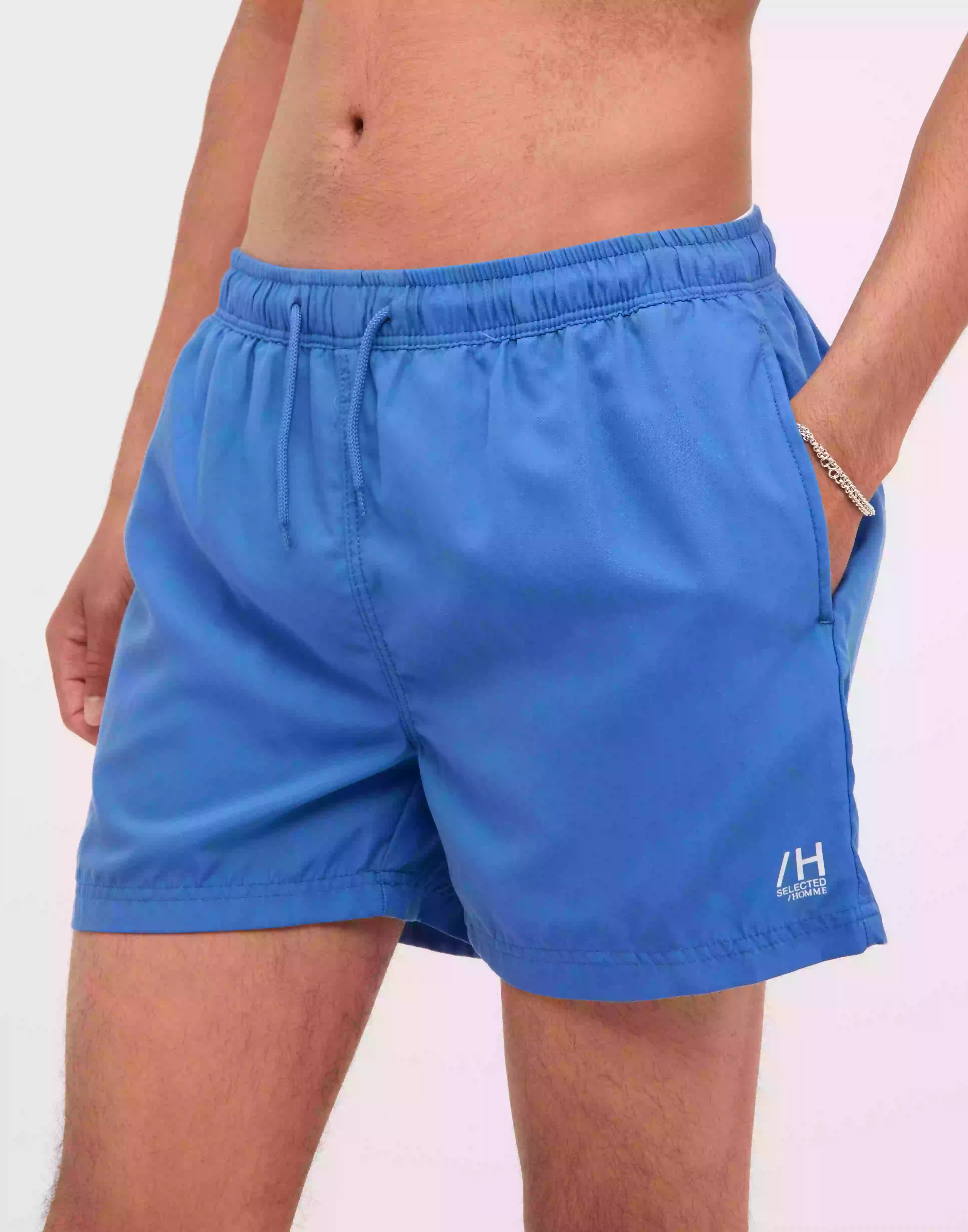 Selected Homme Slhclassic Colour Swim Shorts W Badbyxor Bright Cobalt