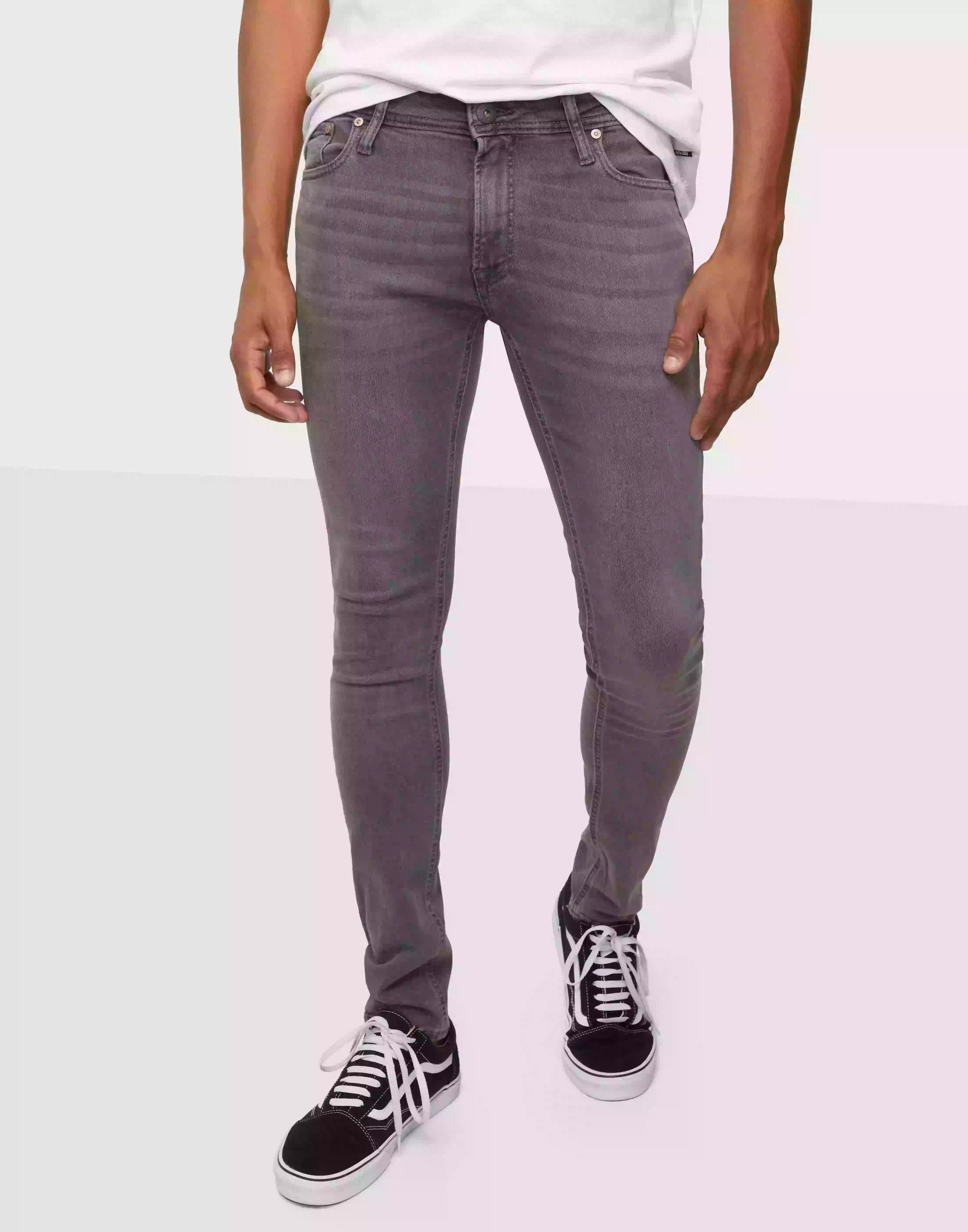 Jack & Jones Jjiliam Jjoriginal Am 010 Lid Noos Slim fit jeans Grå