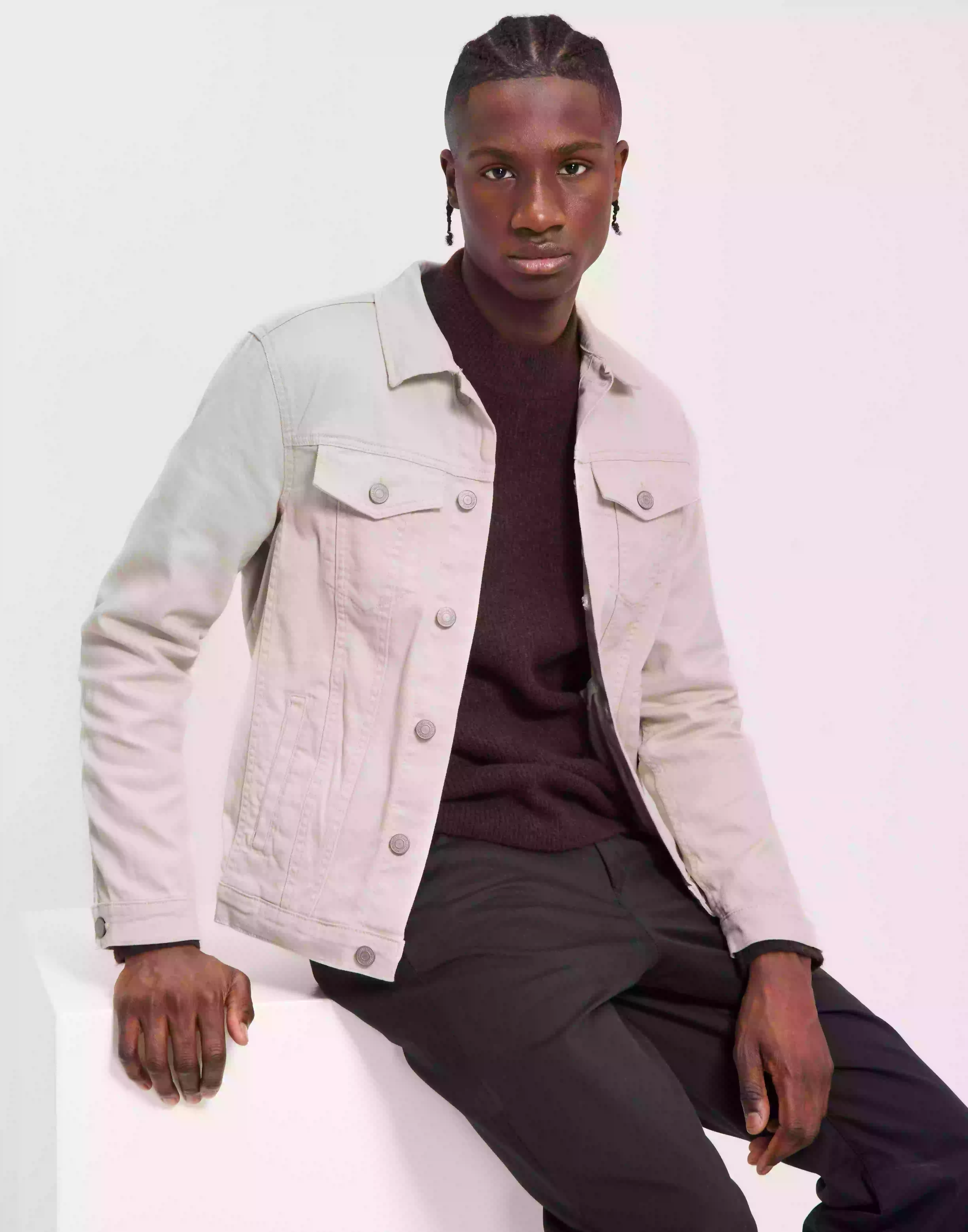 Jack & Jones Jpstalvin Jjjacket Akm 528 Noos Jeansjackor Moonbeam