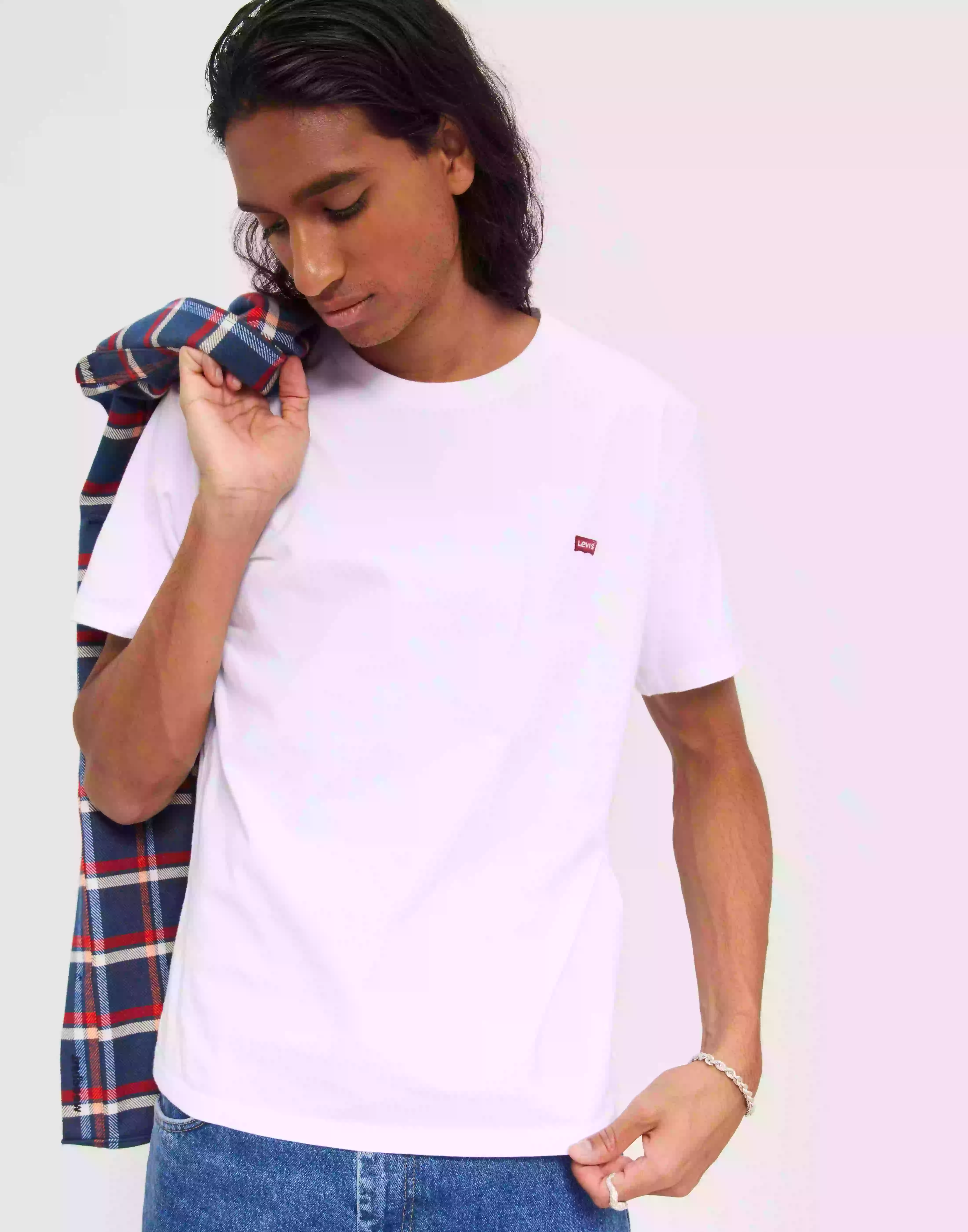 Levi's Ss Original Hm Tee Kortermede t-shirts Neutral