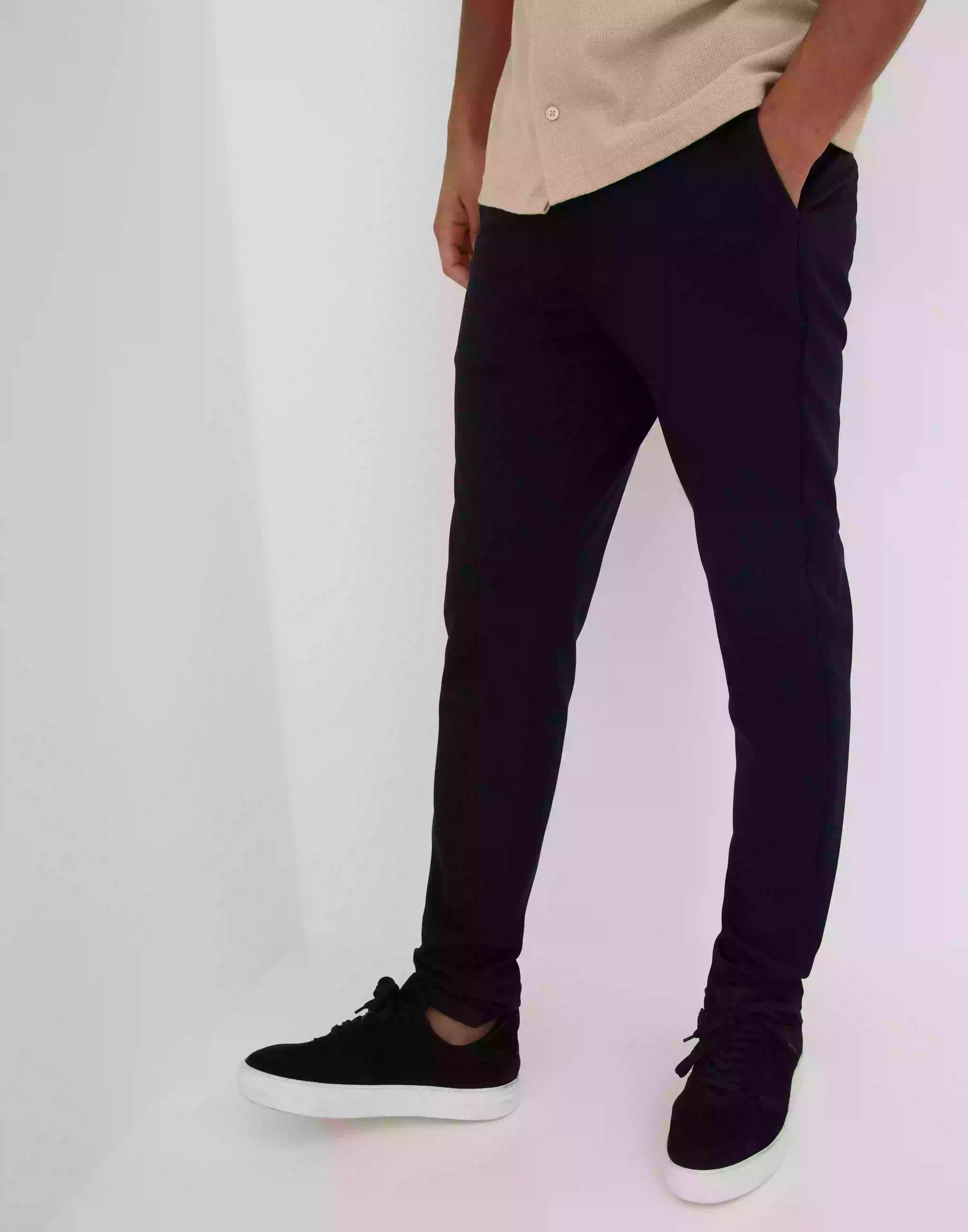 Les Deux Como Suit Pants Dressbukser Navy