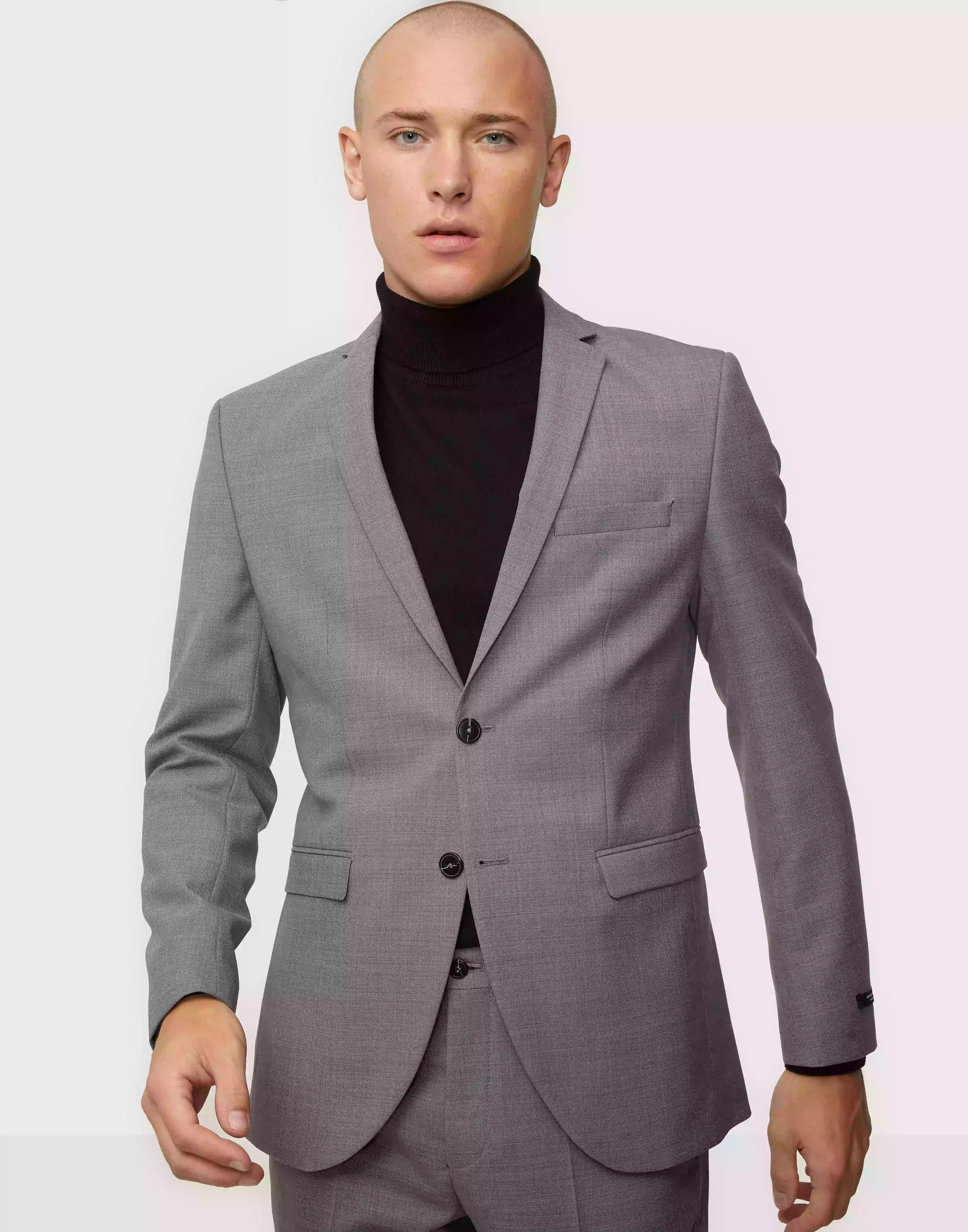Jack & Jones Jprsolaris Blazer Noos Kavajer Light Grey Melange