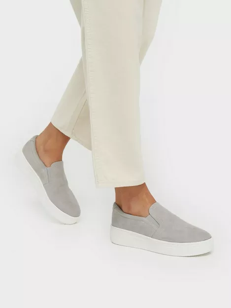 Faux Slip-On Sneaker - Grey | Nelly.com