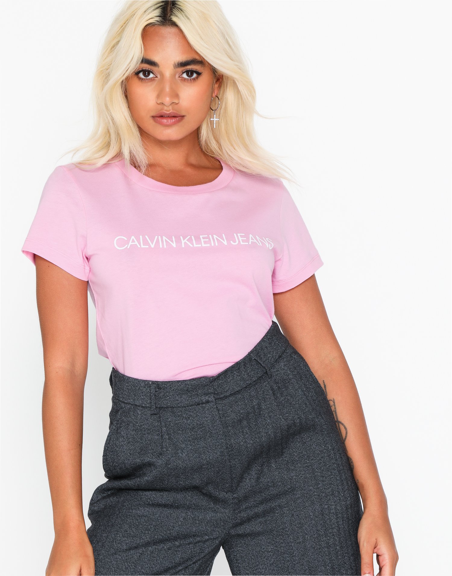 Calvin Klein Jeans Institutional Logo Slim Fit Tee T-shirts