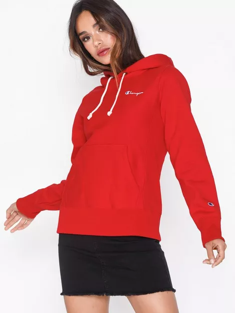gave stewardesse udarbejde Buy Champion Hooded Sweatshirt - Red | Nelly.com