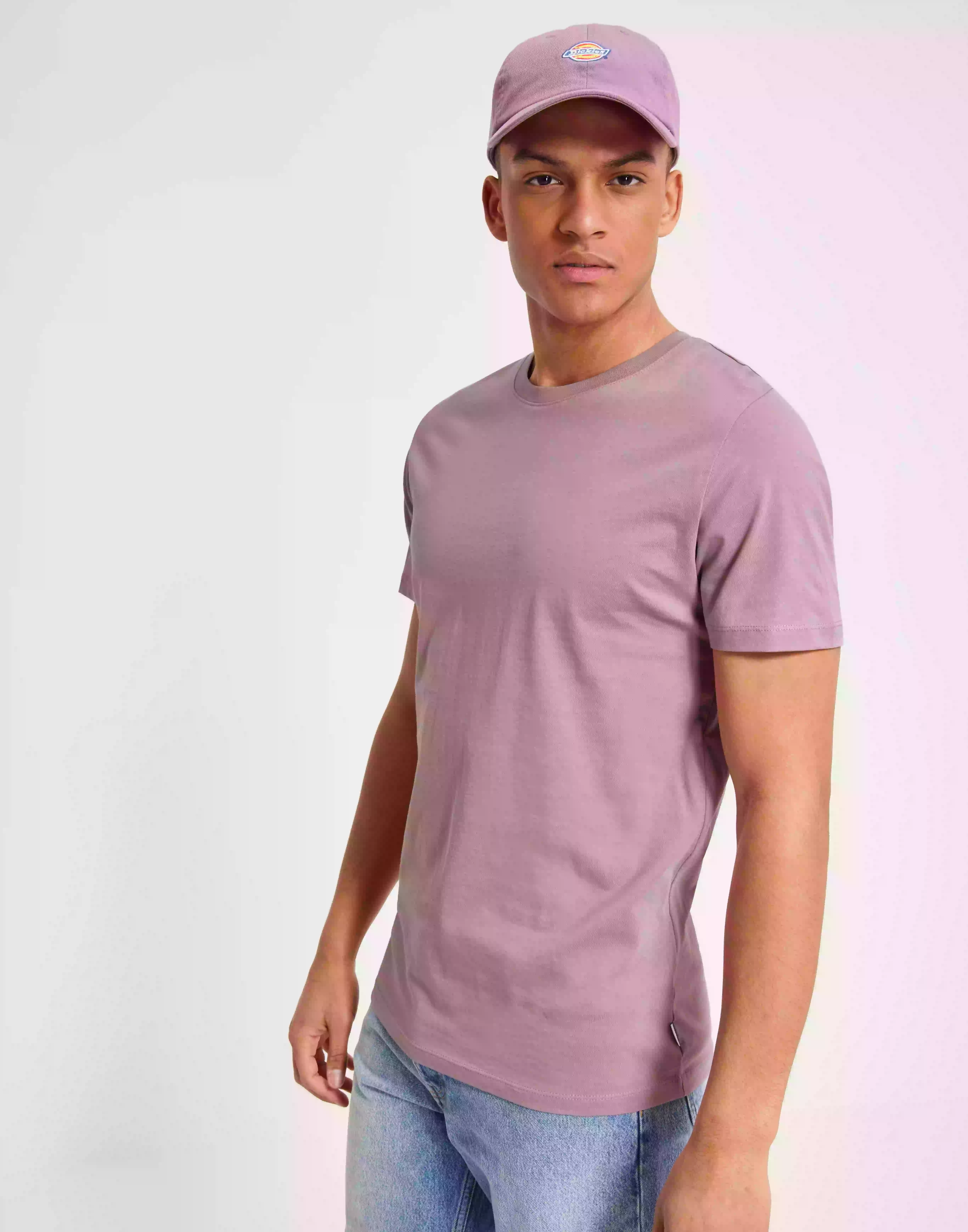 Jack & Jones Jjeorganic Basic Tee Ss O-Neck Noos Kortärmade t-shirts Deauville Mauve