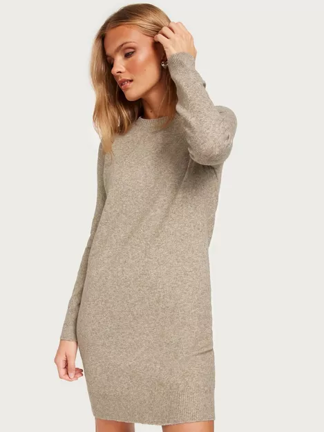 Tint LS Sepia Melange DRESS Buy NOOS Vero GA - VMDOFFY Moda O-NECK