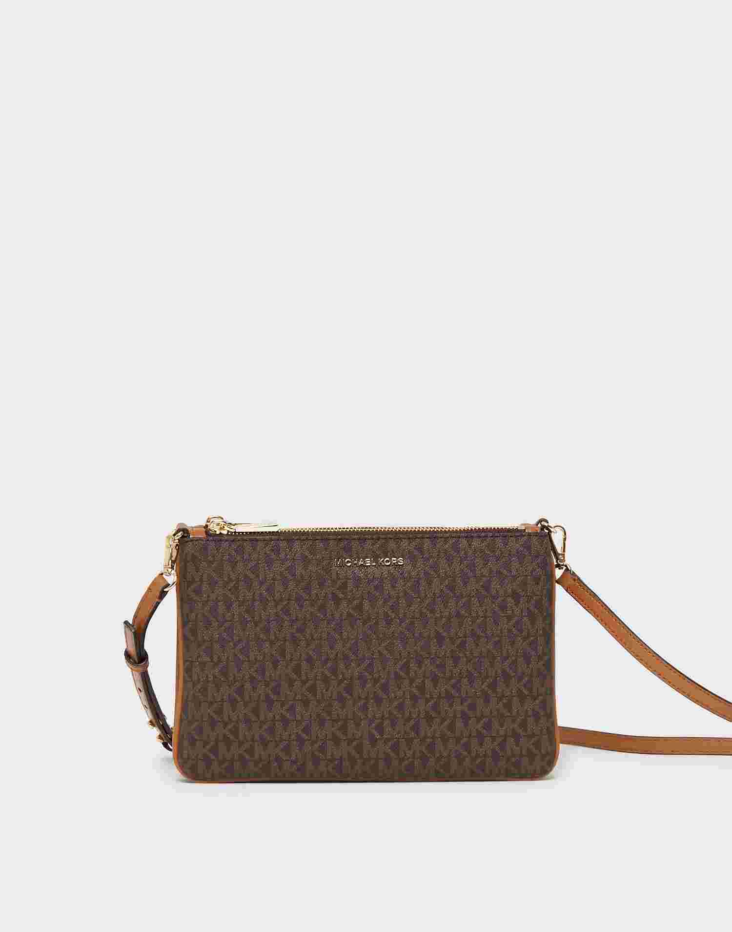 Köp Michael Michael Kors Jet Set Crossbody Brun