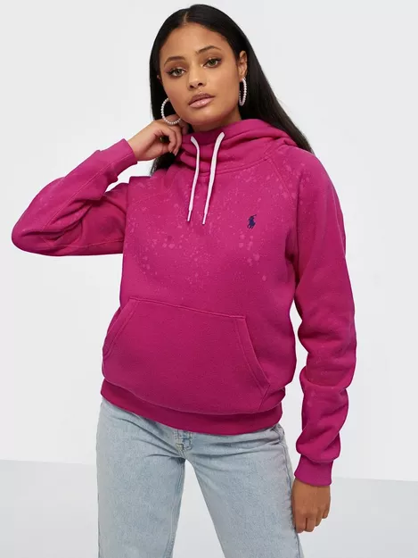 Buy Polo Ralph Lauren ACID-WASH FLEECE HOODIE - Pink 