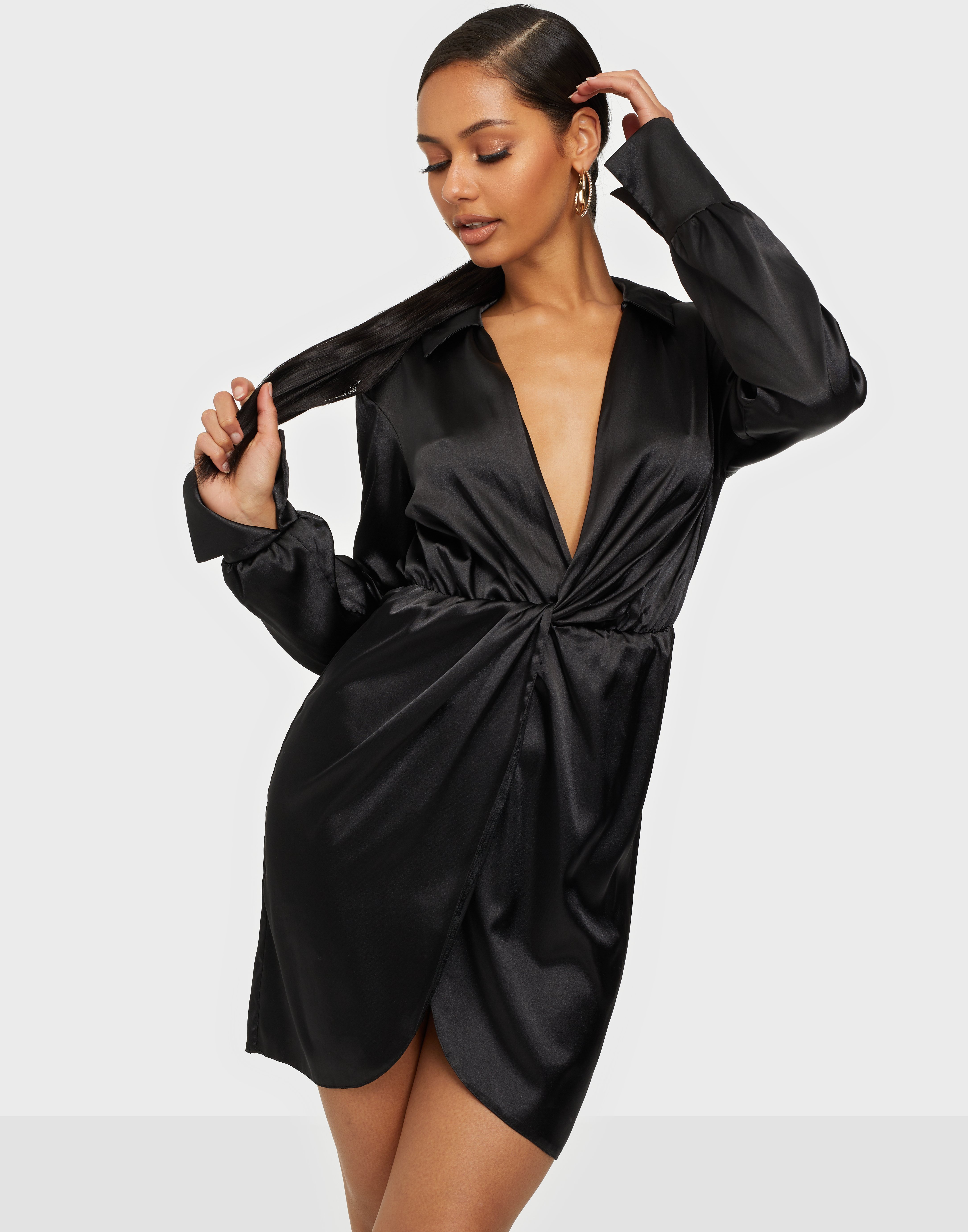 nelly satin dress