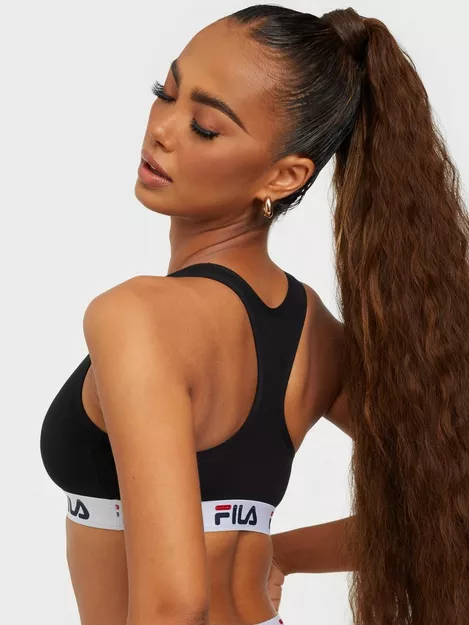 Fila Sports Bra For Women Online Shop - Black Fila Lacey