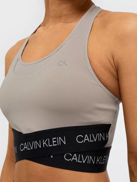 Buy Calvin Klein Performance MEDIUM SUPPORT SPORTS BRA - Brown