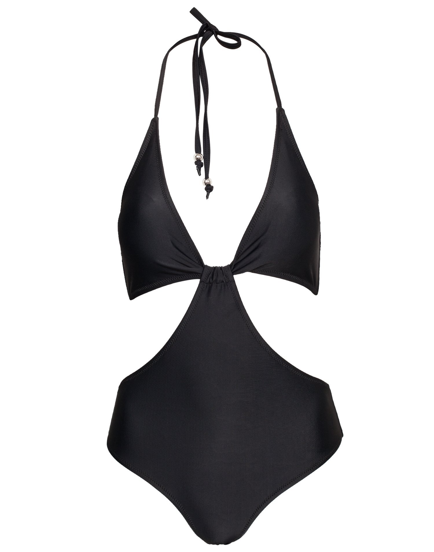 Deep V Front Swimsuit - Nly Beach - Black - Swimsuits - Swimwear ...