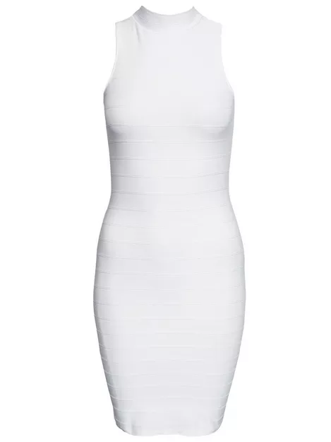 Buy Nelly Polo Bandage Dress - White | Nelly.com