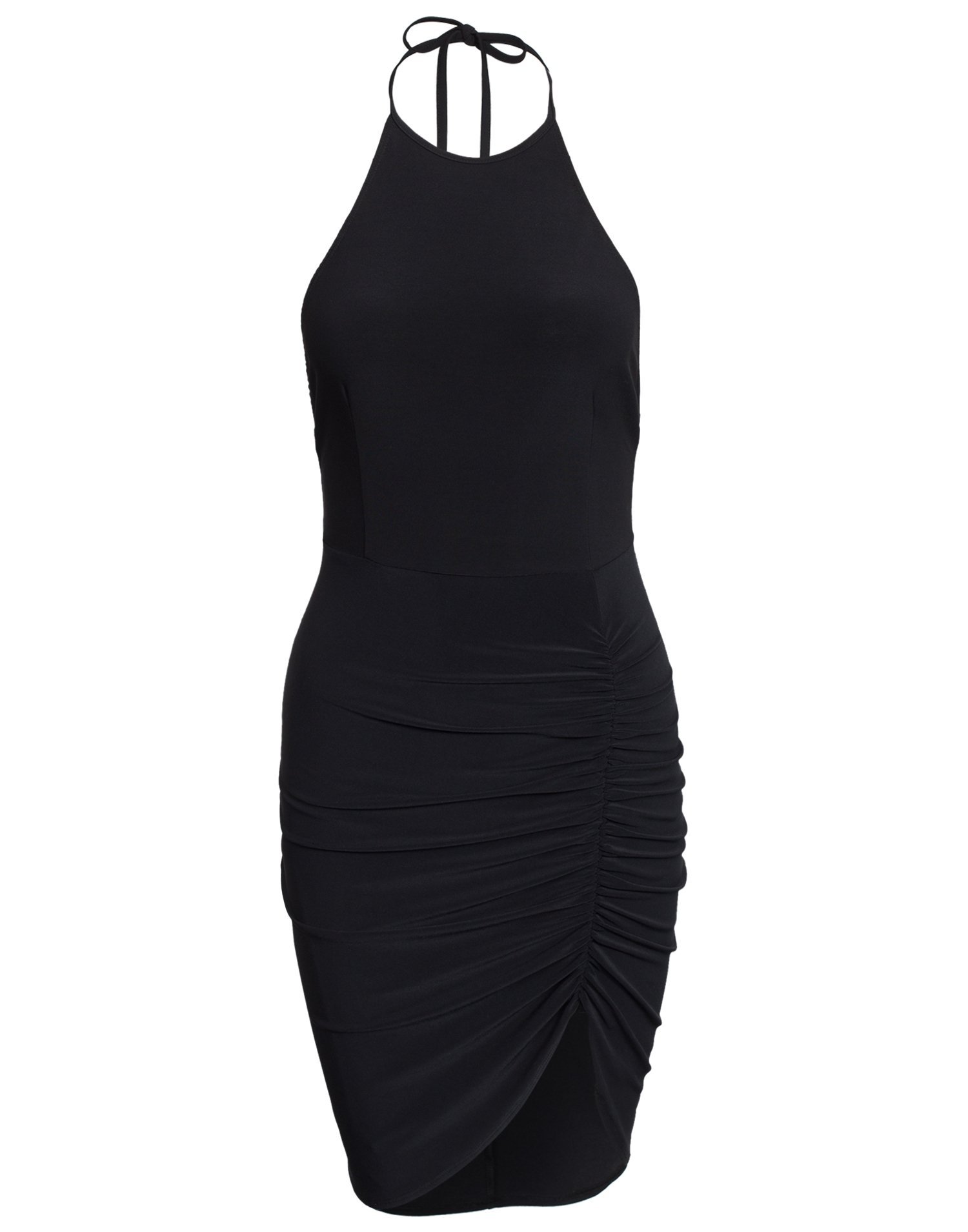 Ruched Thigh Dress - Nly One - Black - Party Dresses - Clothing - Women ...