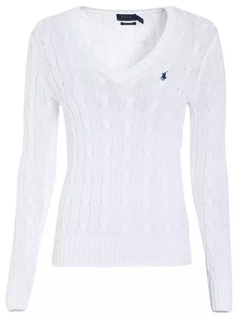 Buy Polo Ralph Lauren Kimberly Long Sleeve Sweater - White 