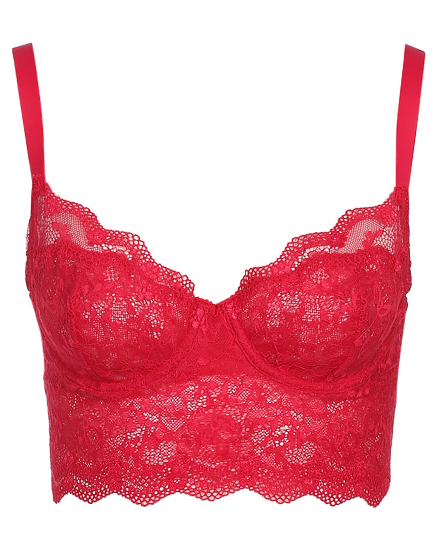 Delicate Strap Bustier - Nly Lingerie - Red - Bras & Tops - Underwear ...