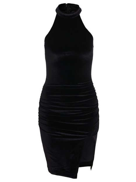 Ruching Polo Dress - Nly One - Black - Party Dresses - Clothing - Women ...