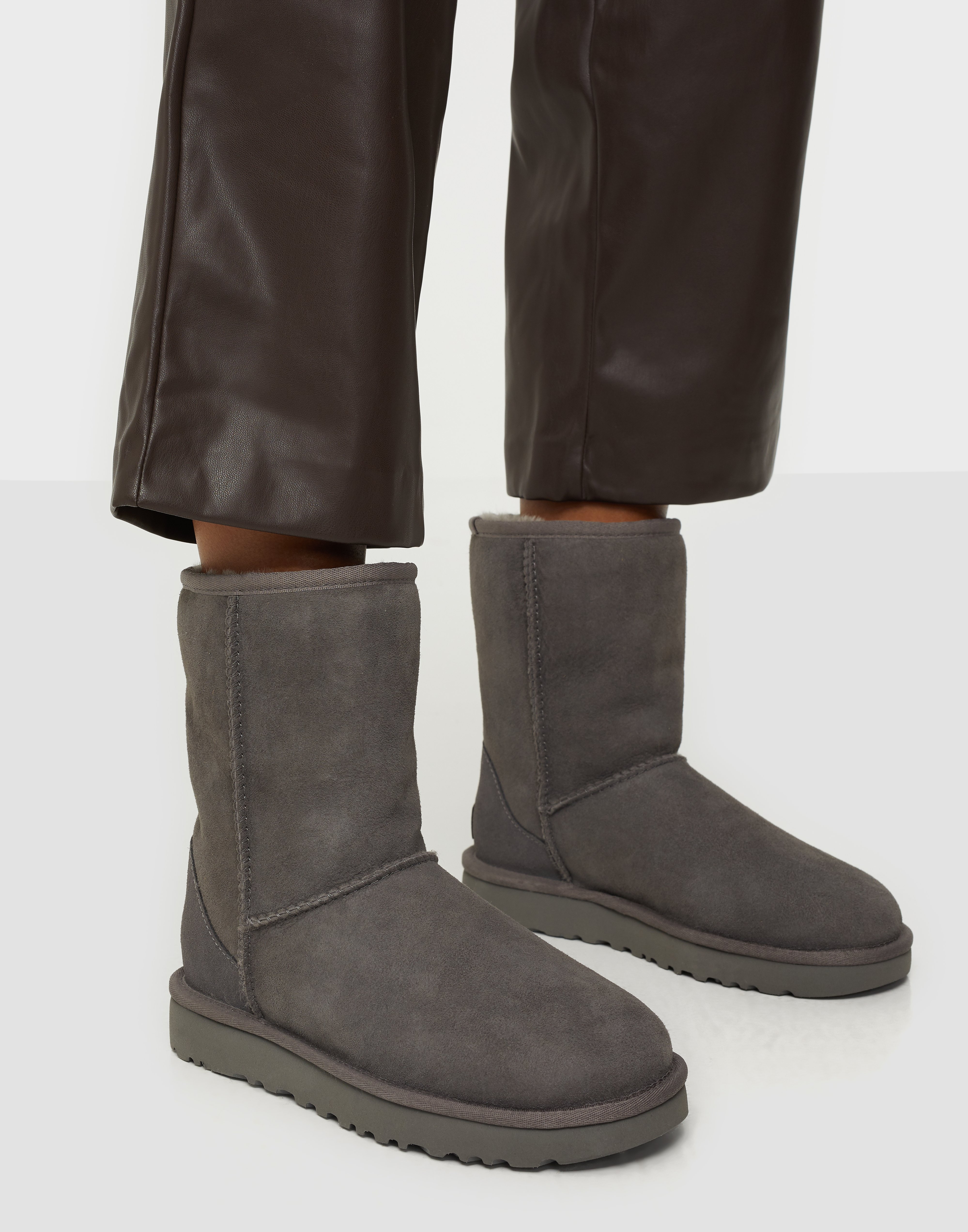 grey classic short ugg boots