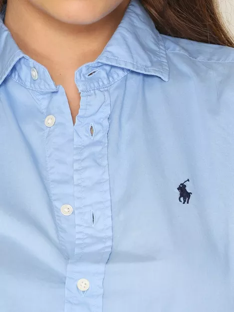 blad vant pakistanske Buy Polo Ralph Lauren Relaxed Long Sleeve Shirt - Blue | Nelly.com