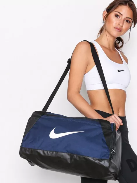 Buy Nike Brasilia Small Training Duffel Bag - Navy