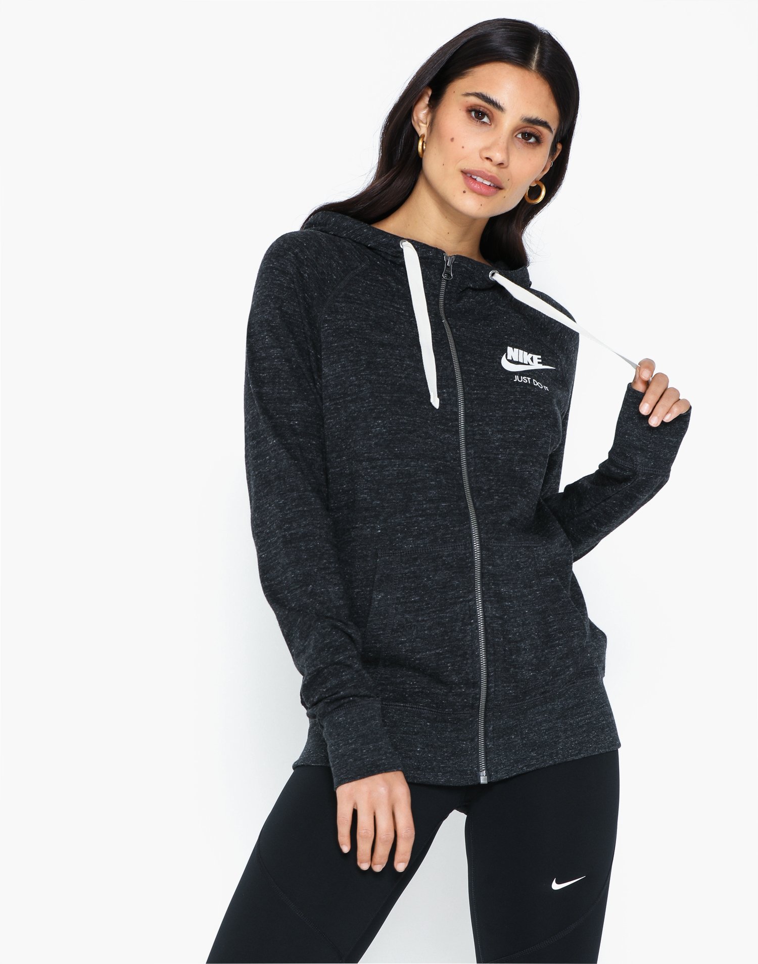 nike w nsw gym vntg hoodie fz