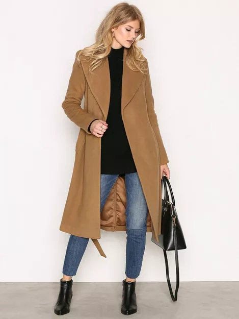 Womens Coats Fashion Women's Wool Coat Blouse Thin Coat Trench