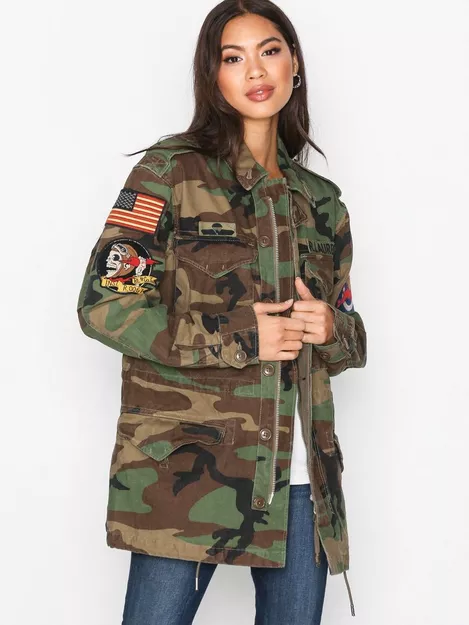 Buy Polo Ralph Lauren Camo Twill Military Jacket - Multi 