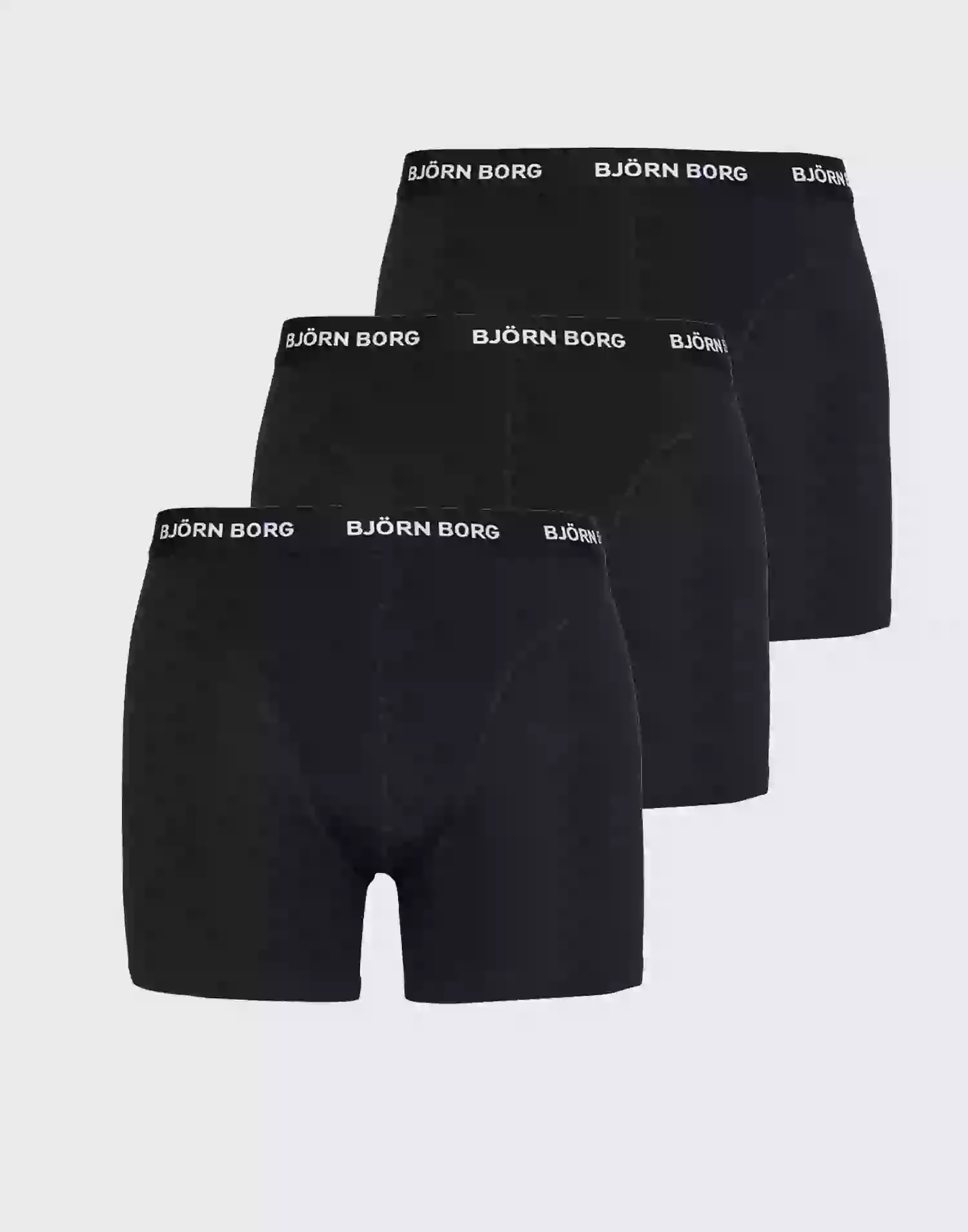 Björn Borg 3p Shorts Noos Solids Boxershorts Svart