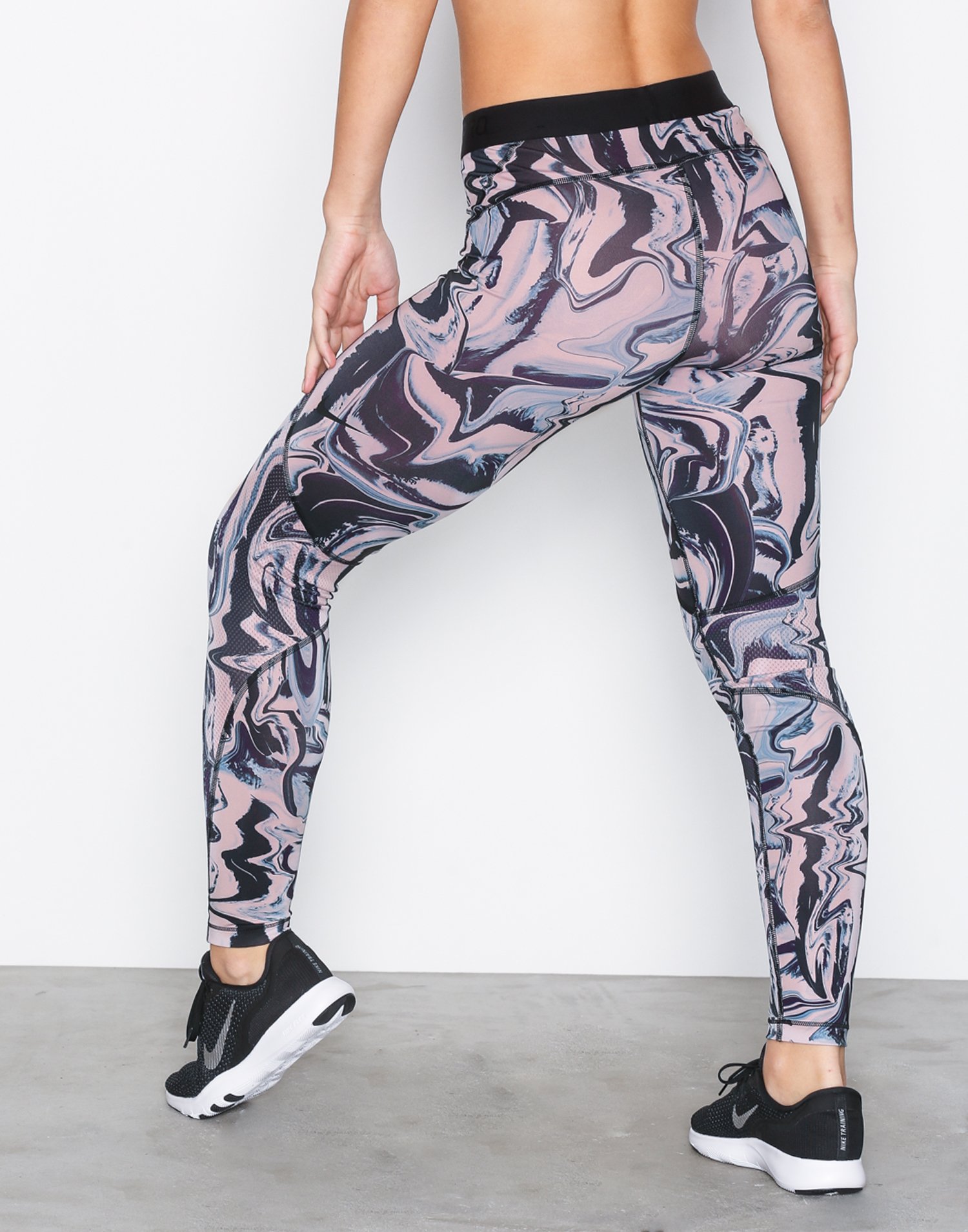nike pro training marble print legging