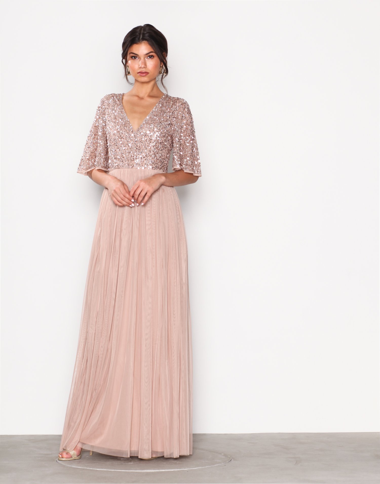 maya deluxe sequin dress