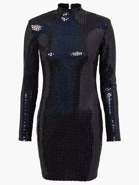 Shop Holographic Sequin Knit Dress Online in UAE