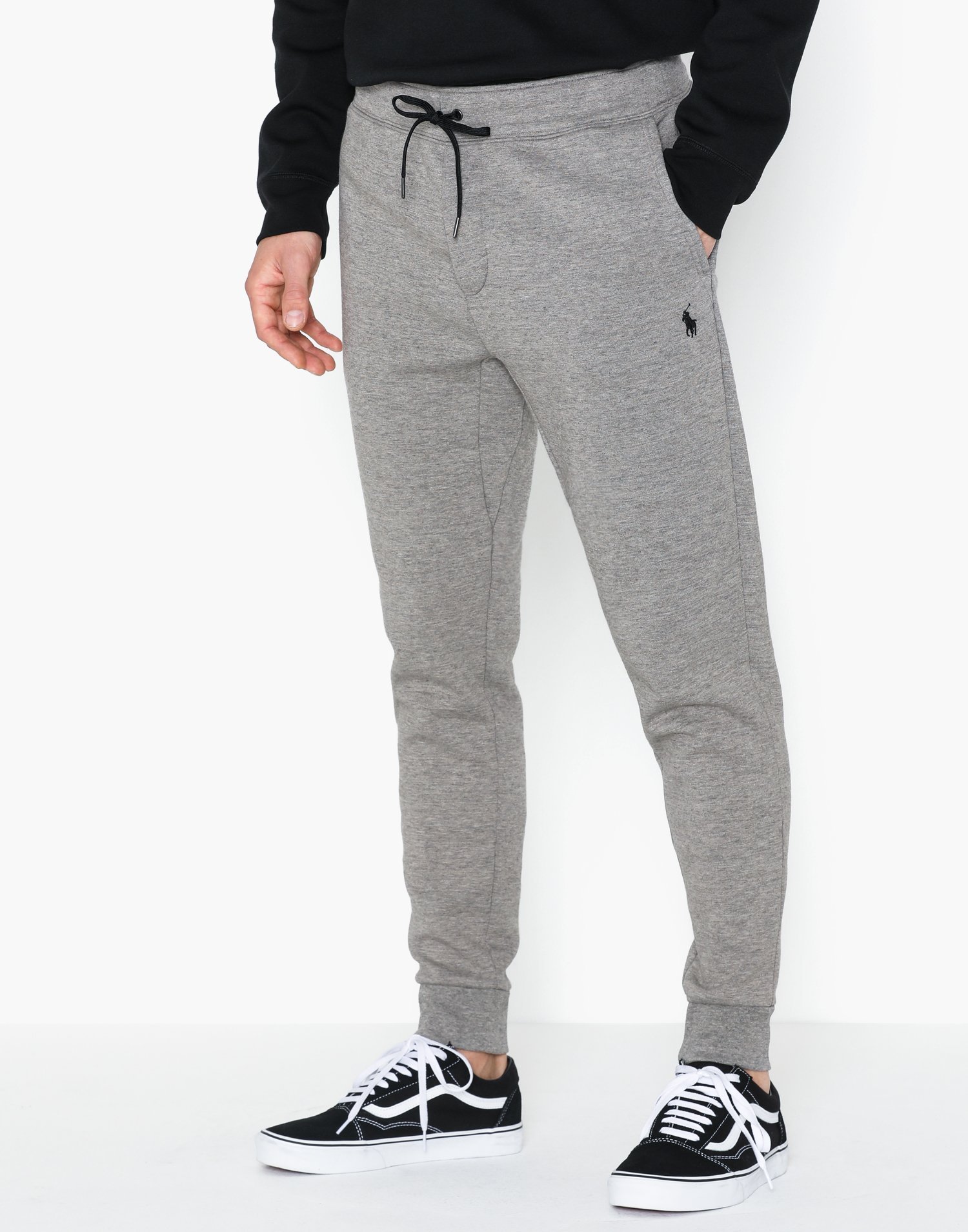 gray polo joggers