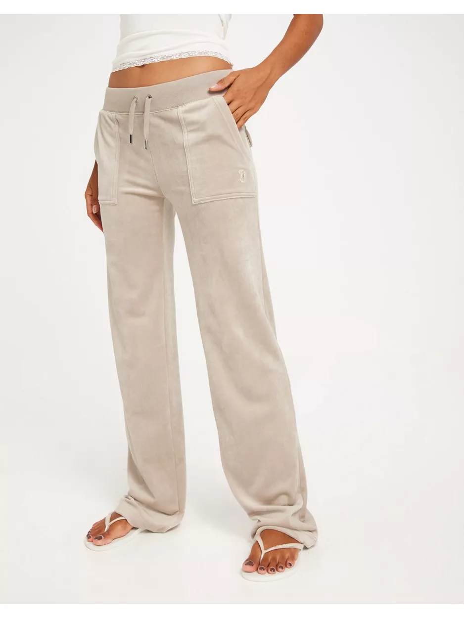 Juicy Couture Del Ray Pocket Pant Velour sæt String