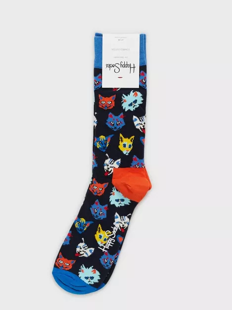 Buy Happy Socks Funny Cat Sock - Patterned | NLY Man