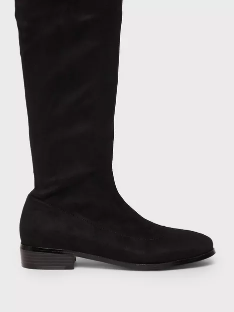 Buy Nelly Flat Over Knee Boot - Black | Nelly.com