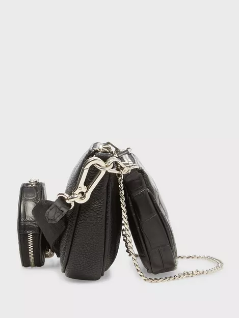 001 BLACK Marc Jacobs Snapshot DTM Small Camera Bag -nahkalaukku, 18,5 x  10,5 x 6 cm, Olkalaukut
