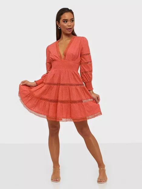 Buy Malina Dress - Pink Coral | Nelly.com
