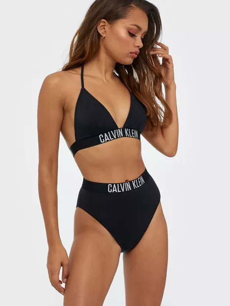 Buy Calvin Klein Underwear High Waist Cheeky Bikini - Black