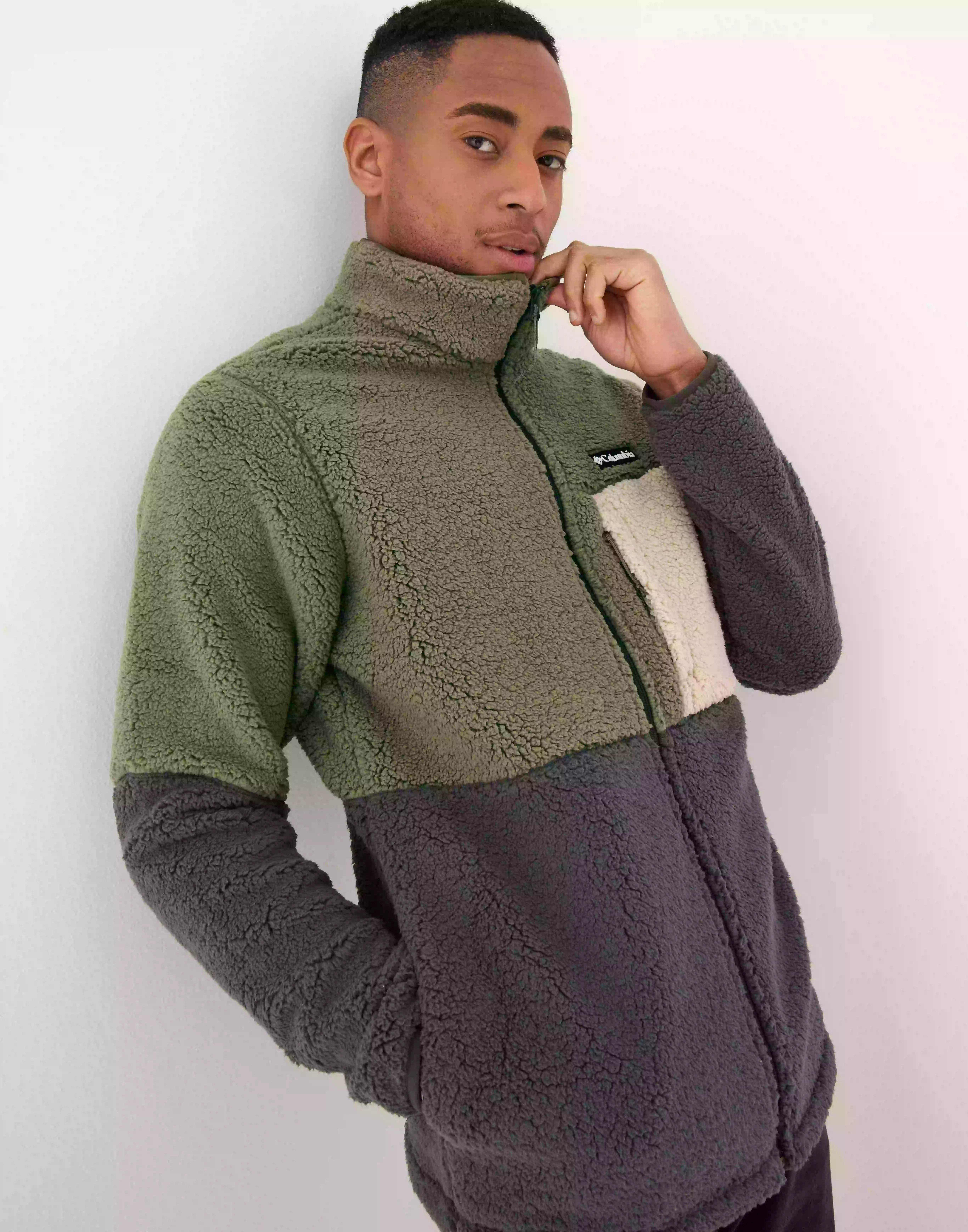 Columbia Mountainside Heavyweight Fleece Fleecetröjor Stone