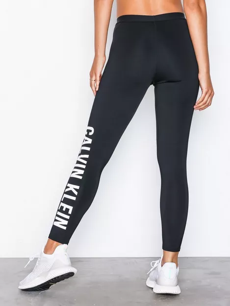 Buy Calvin Klein Performance 7/8 Tight Logo Leg - Black