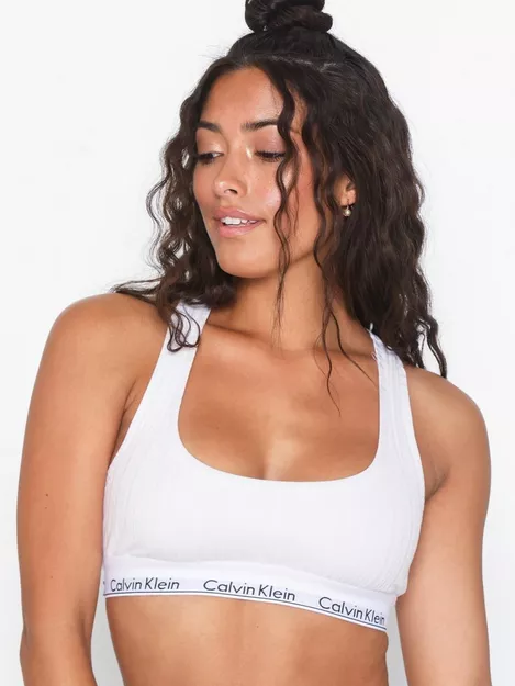 Buy Calvin Klein Underwear Unlined Bralette - Vit/Vit
