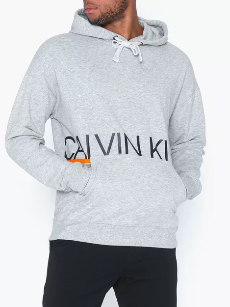 Buy Calvin L/S Man HOODIE Grey Klein NLY | Underwear 