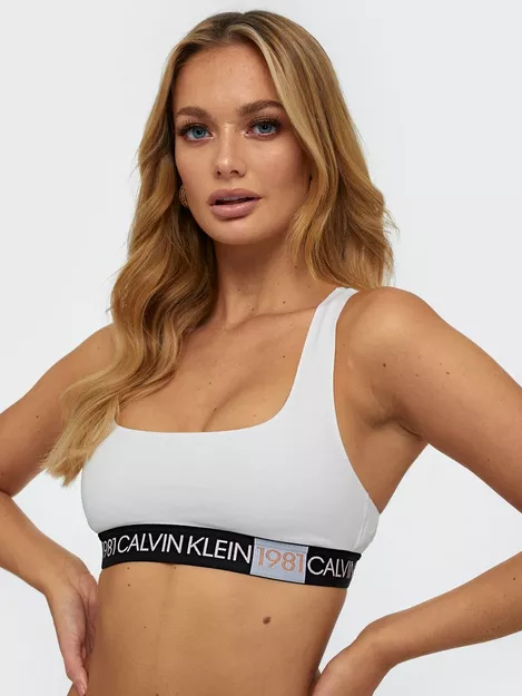 Buy Calvin Klein Underwear Unlined Bralette - White