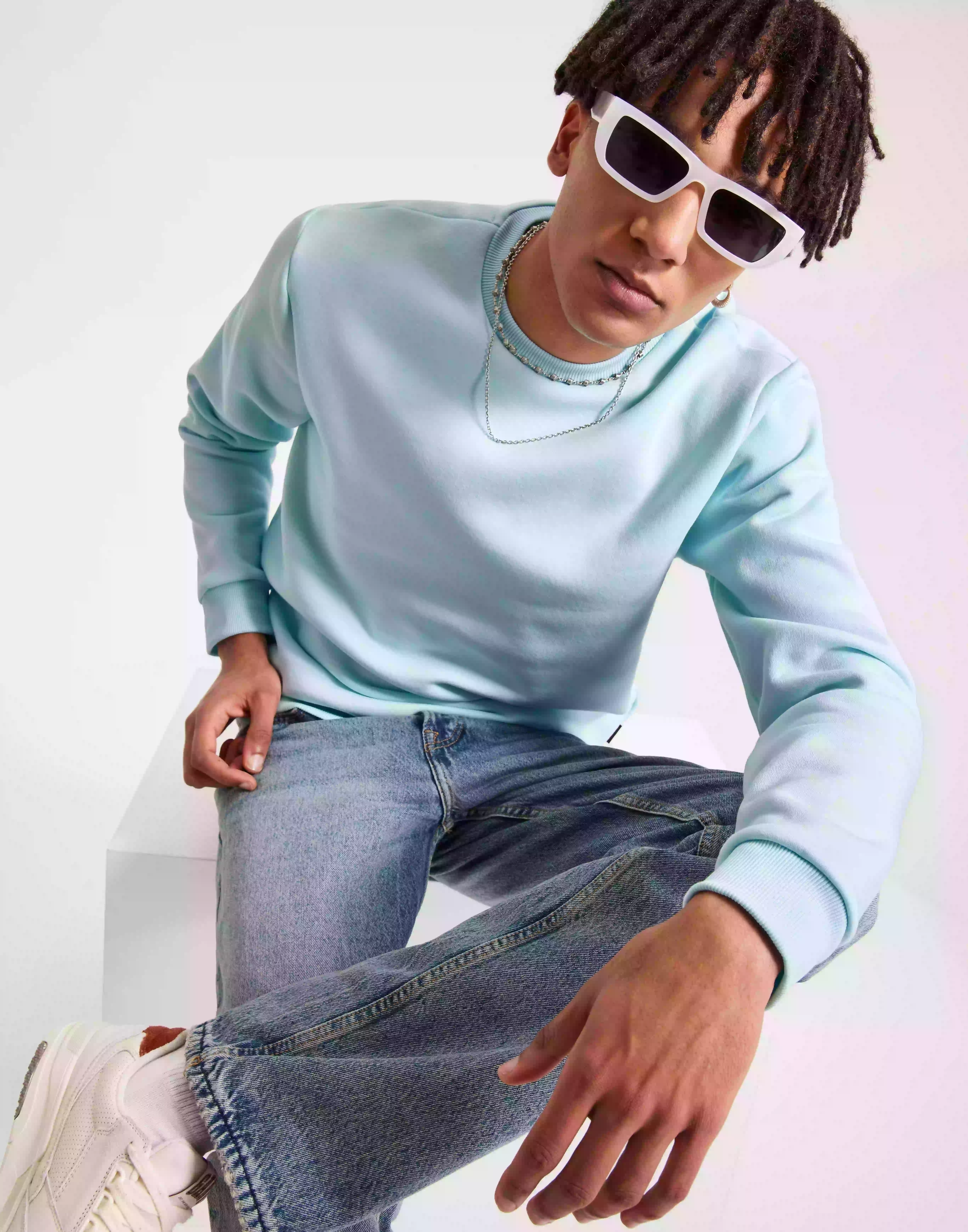 Only & Sons Onsceres Crew Neck Noos Sweatshirts Corydalis Blue