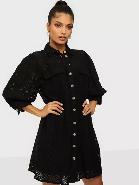 Buy Vero Moda VMHENNY SHORT SHIRT DRESS - Black | Nelly.com