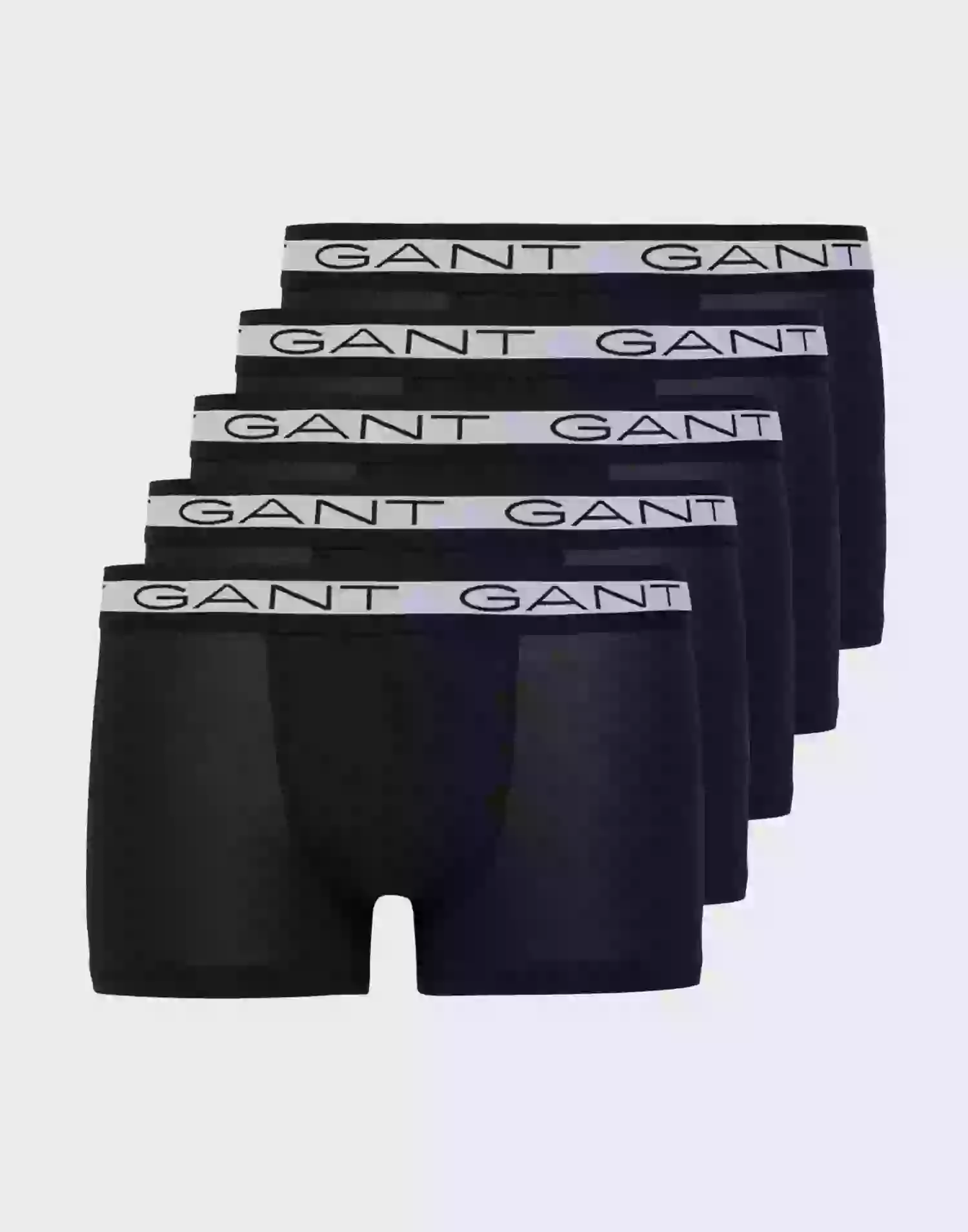 Gant Basic Trunk 5-Pack Boxershorts Black