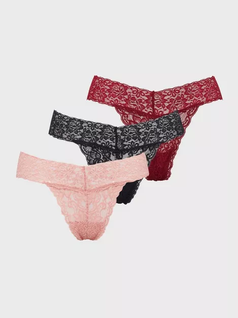 Buy NLY Lingerie 3-Pack Thong - Multicoloured